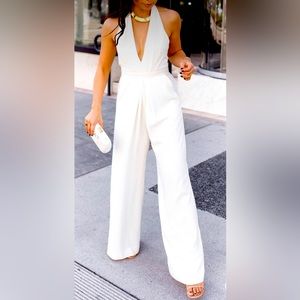 Azazie Janae Wedding Jumpsuit. Size 4. NWT!